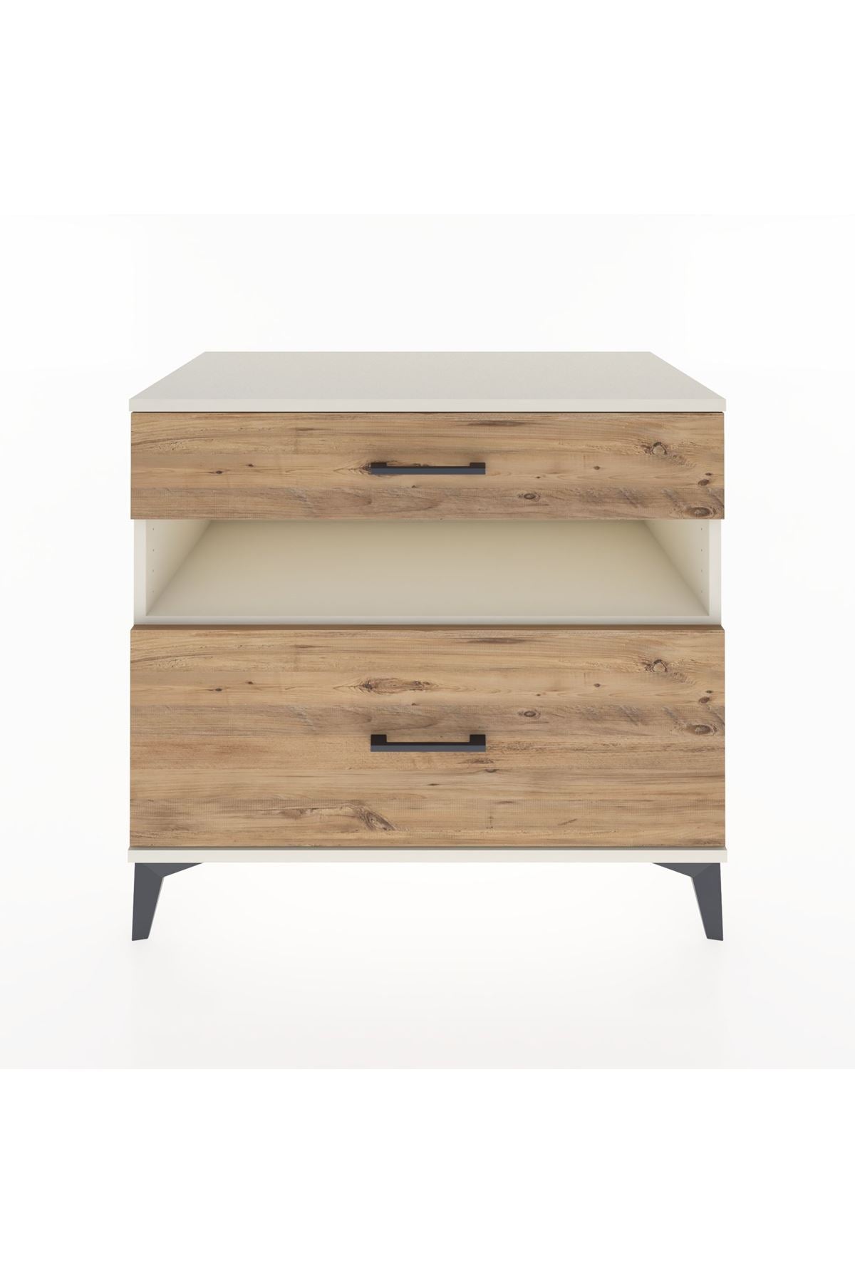 Hyperion Şifonyer Tek Raflı 2 Çekmeceli 88x44x80 Aytaşı-Çam