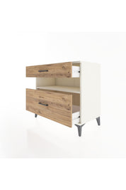 Hyperion Şifonyer Tek Raflı 2 Çekmeceli 88x44x80 Aytaşı-Çam