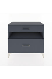 Hyperion Şifonyer Tek Raflı 2 Çekmeceli 88x44x80 Antrasit-Antrasit