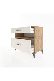 Hyperion Şifonyer Tek Raflı 2 Çekmeceli 88x44x80 Çam-Aytaşı