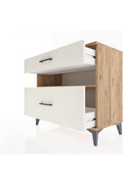 Hyperion Şifonyer Tek Raflı 2 Çekmeceli 88x44x80 Çam-Aytaşı