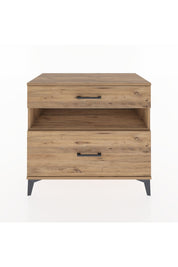 Hyperion Şifonyer Tek Raflı 2 Çekmeceli 88x44x80 Çam-Çam