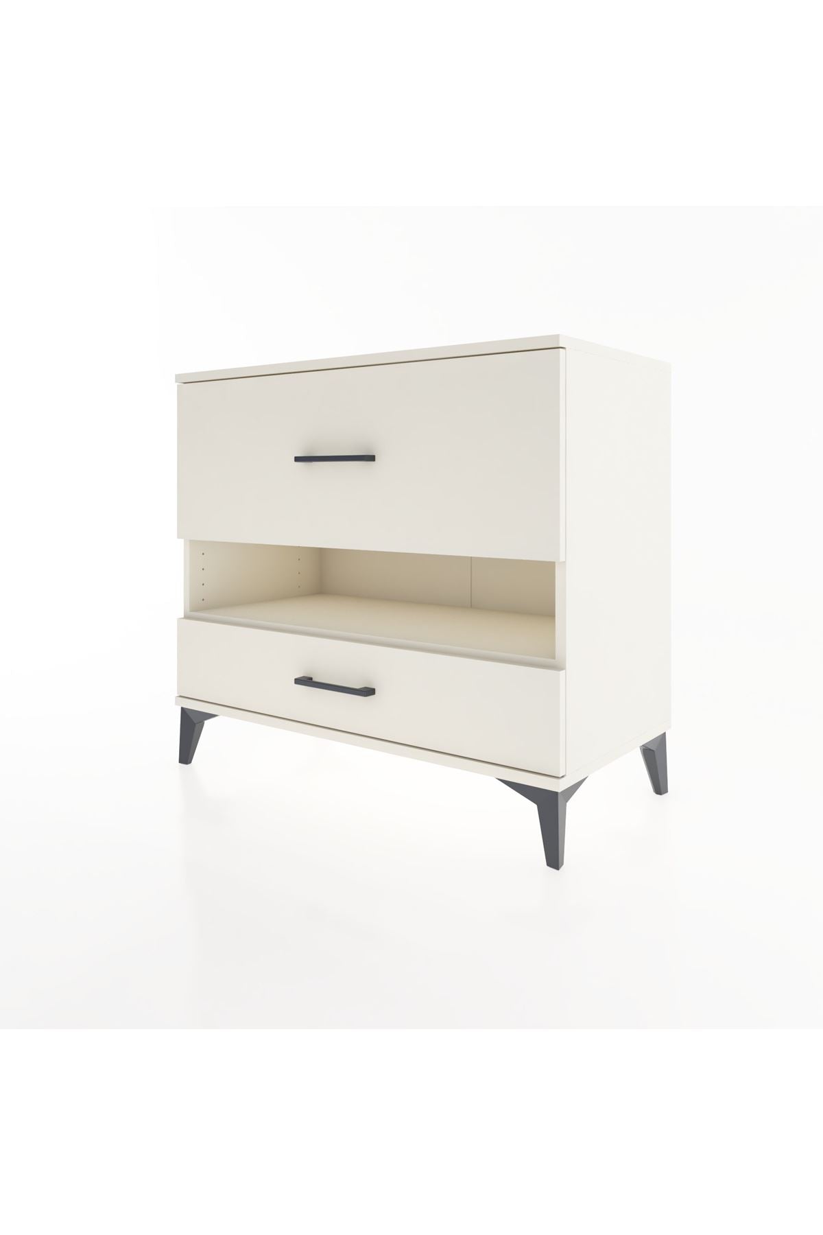 Hyperion Şifonyer Tek Raflı 2 Çekmeceli 88x44x80 Aytaşı-Aytaşı