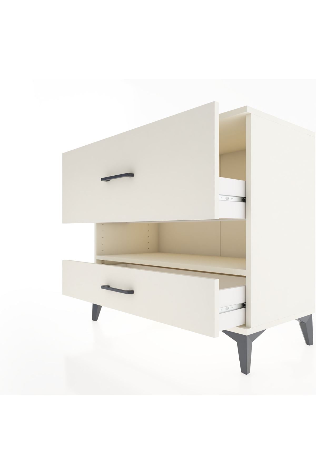 Hyperion Şifonyer Tek Raflı 2 Çekmeceli 88x44x80 Aytaşı-Aytaşı