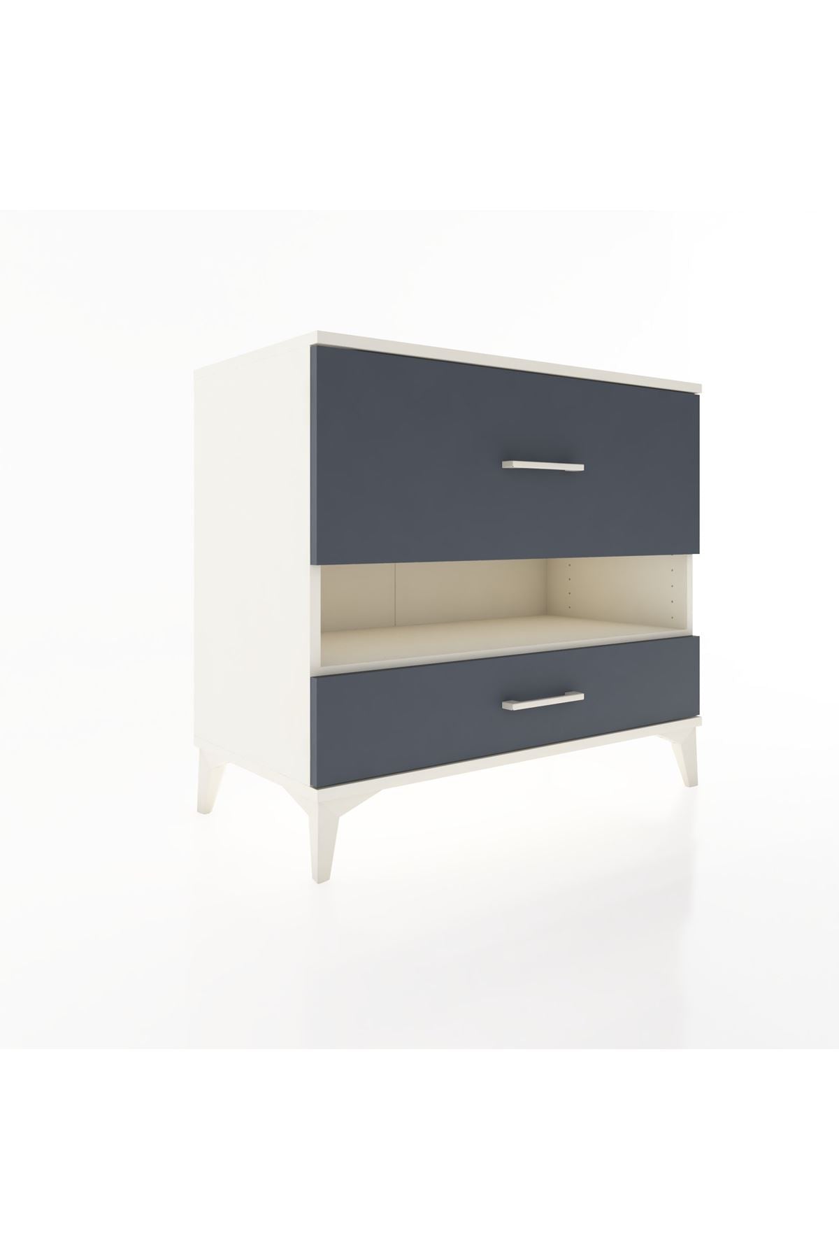 Hyperion Şifonyer Tek Raflı 2 Çekmeceli 88x44x80 Aytaşı-Antrasit