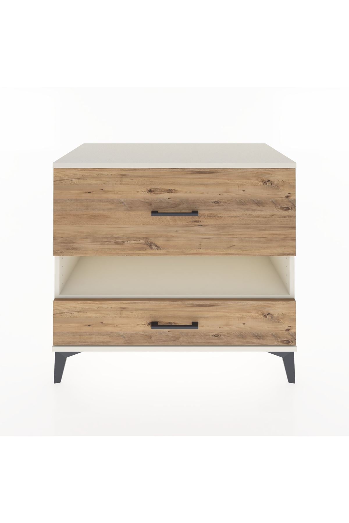 Hyperion Şifonyer Tek Raflı 2 Çekmeceli 88x44x80 Aytaşı-Çam