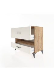 Hyperion Şifonyer Tek Raflı 2 Çekmeceli 88x44x80 Çam-Aytaşı