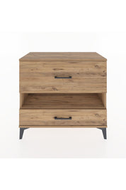 Hyperion Şifonyer Tek Raflı 2 Çekmeceli 88x44x80 Çam-Çam