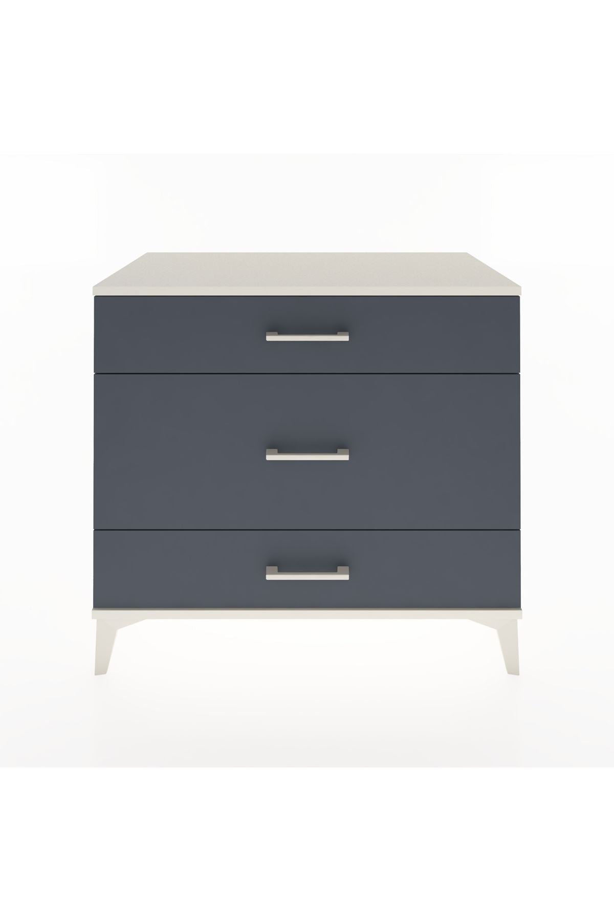 Hyperion Şifonyer 3 Çekmeceli 88x44x80 Aytaşı-Antrasit