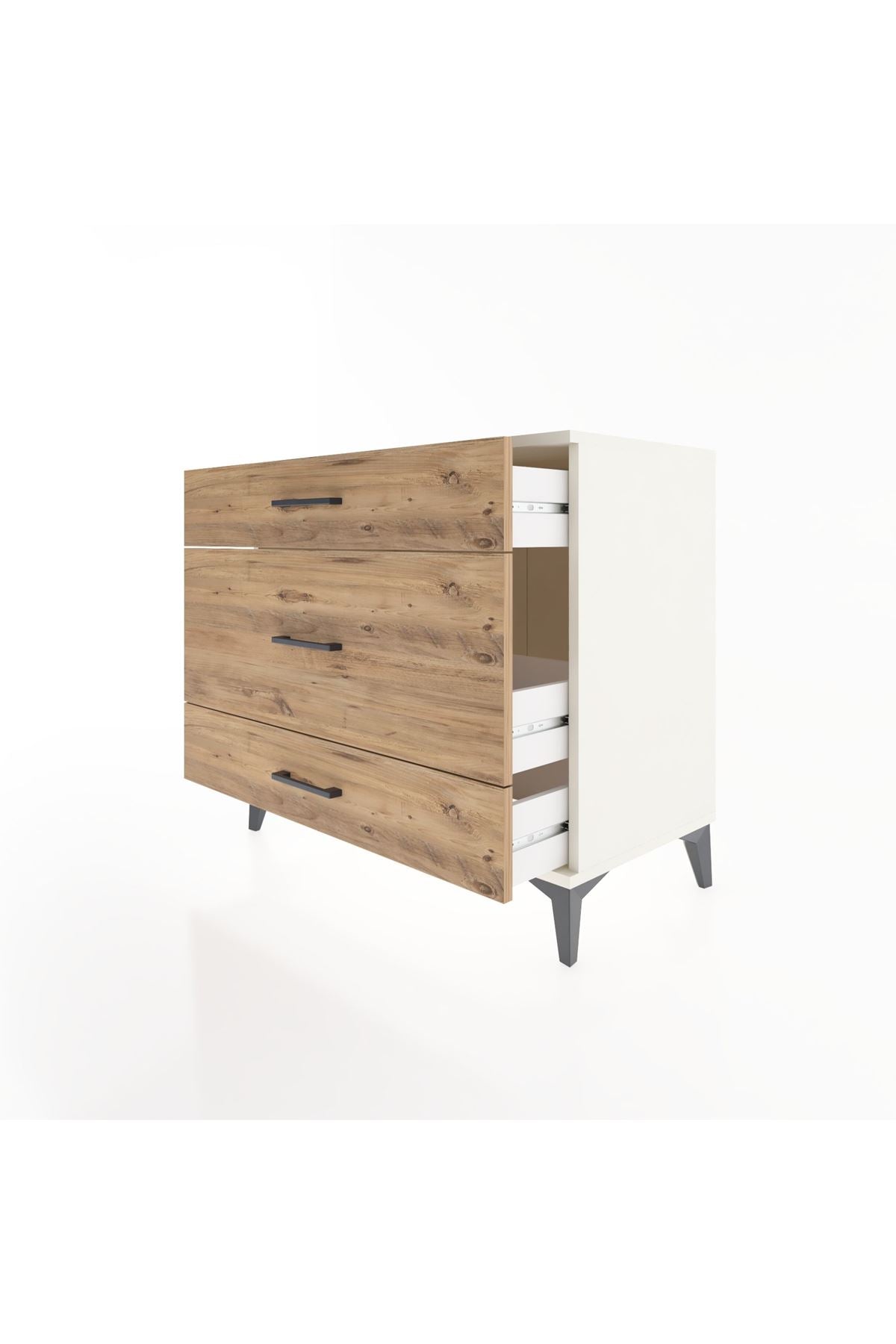 Hyperion Şifonyer 3 Çekmeceli 88x44x80 Aytaşı-Çam