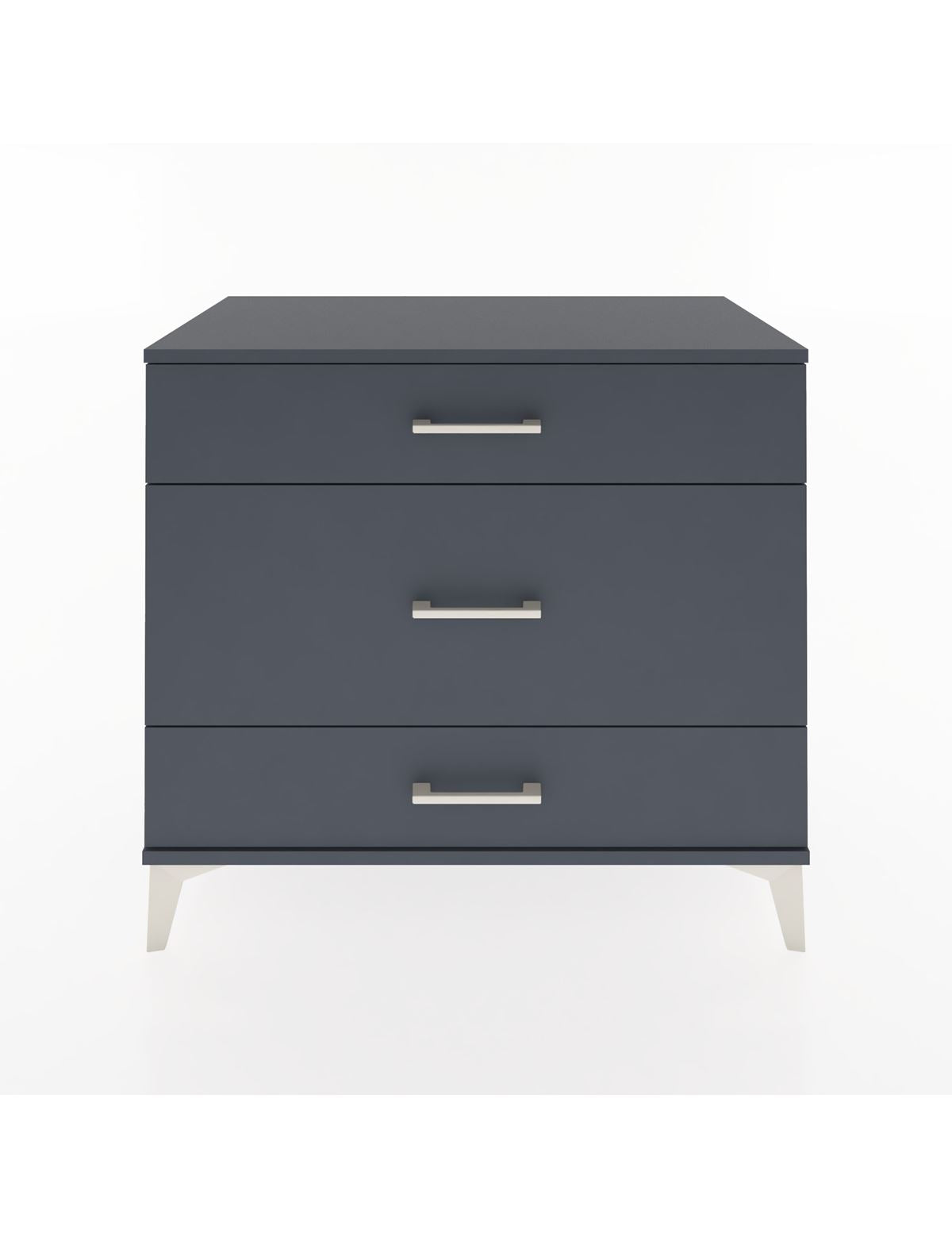 Hyperion Şifonyer 3 Çekmeceli 88x44x80 Antrasit-Antrasit