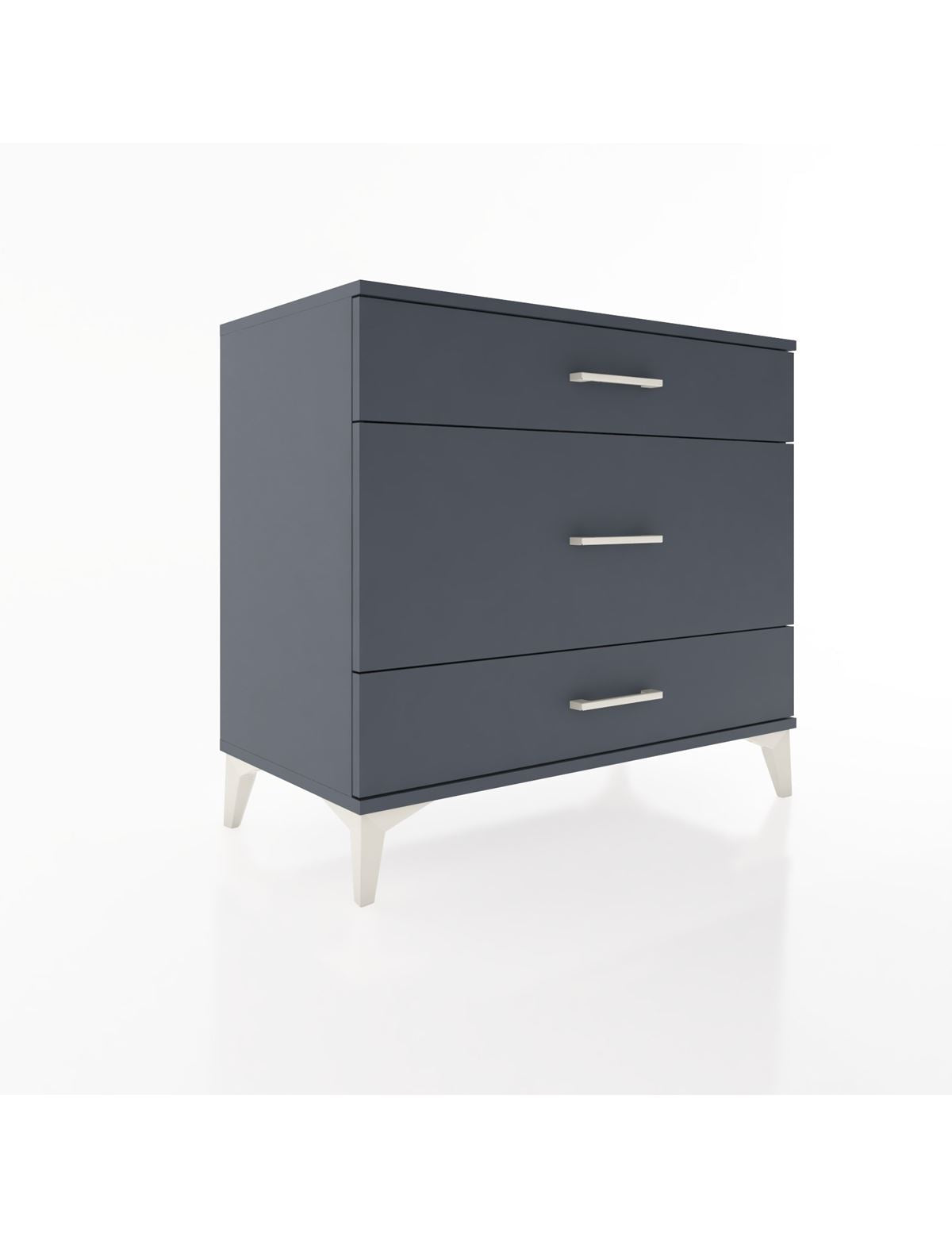 Hyperion Şifonyer 3 Çekmeceli 88x44x80 Antrasit-Antrasit