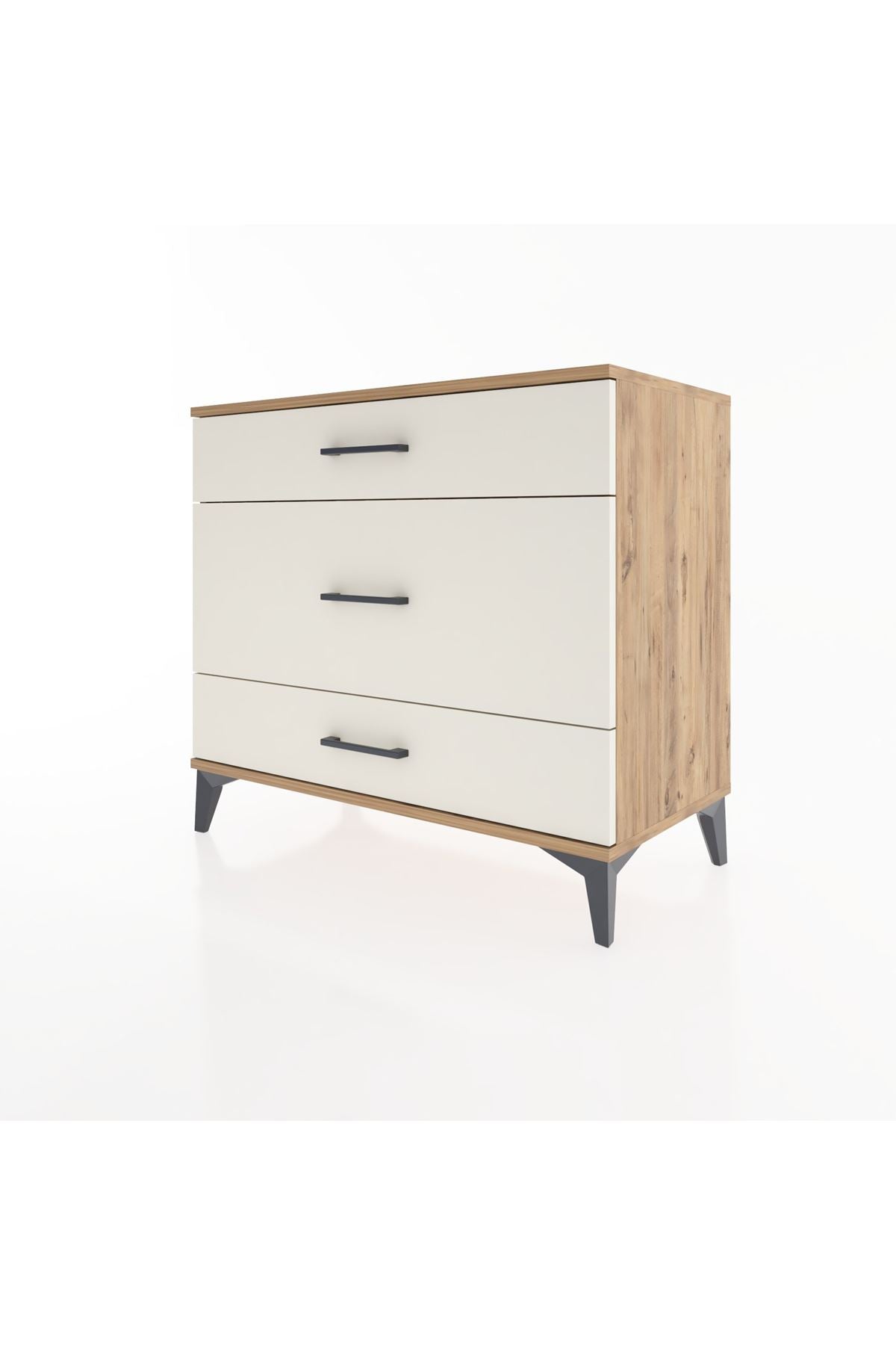 Hyperion Şifonyer 3 Çekmeceli 88x44x80 Çam-Aytaşı