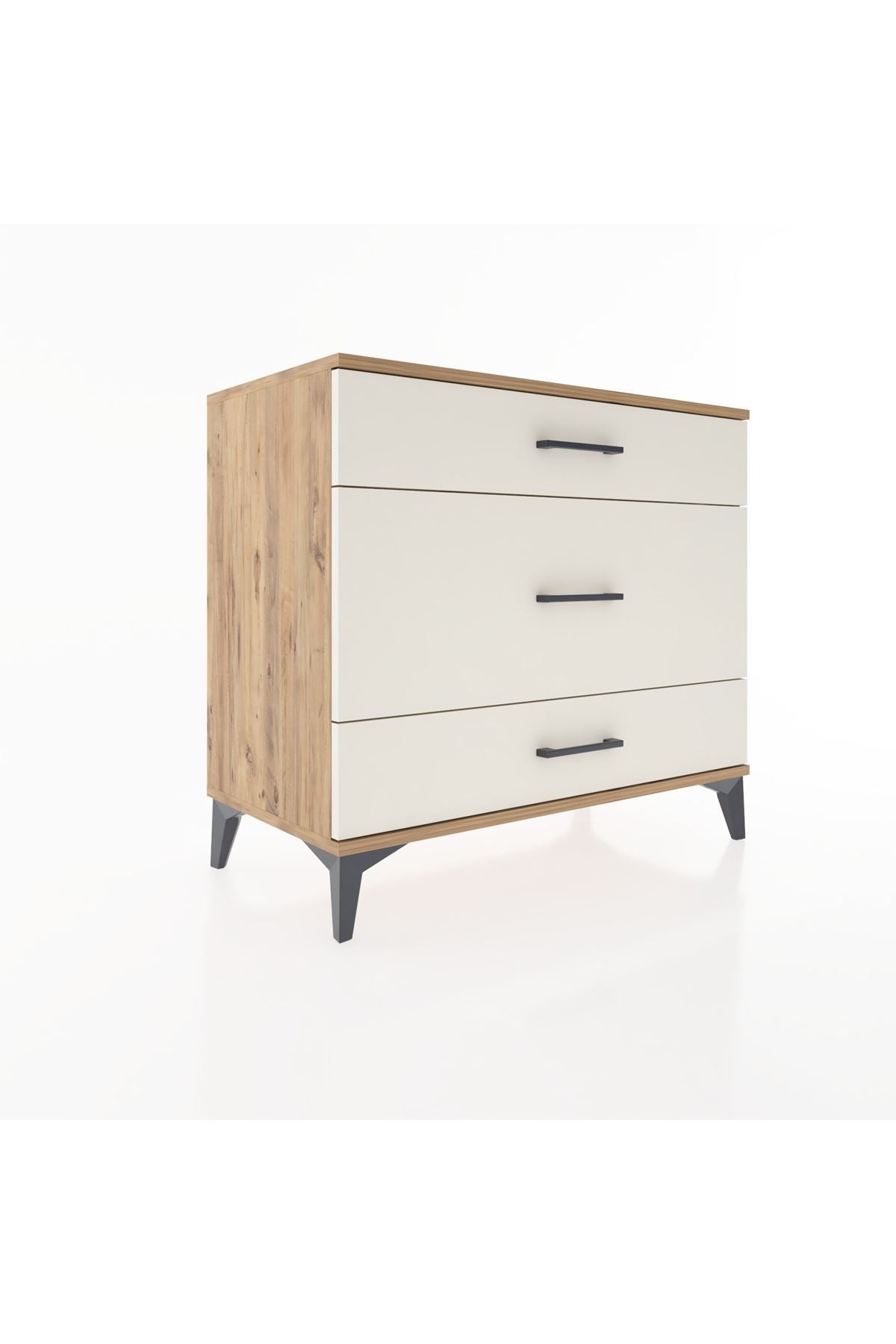 Hyperion Şifonyer 3 Çekmeceli 88x44x80 Çam-Aytaşı