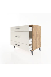 Hyperion Şifonyer 3 Çekmeceli 88x44x80 Çam-Aytaşı