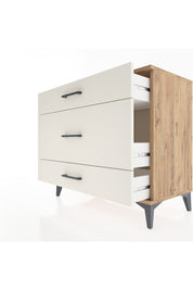 Hyperion Şifonyer 3 Çekmeceli 88x44x80 Çam-Aytaşı