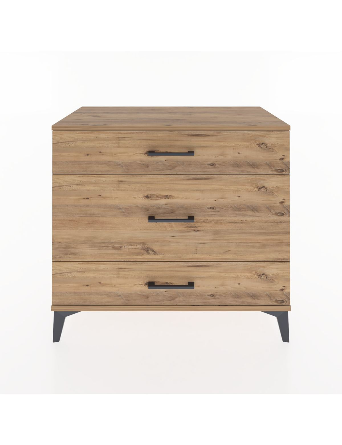 Hyperion Şifonyer 3 Çekmeceli 88x44x80 Çam-Çam