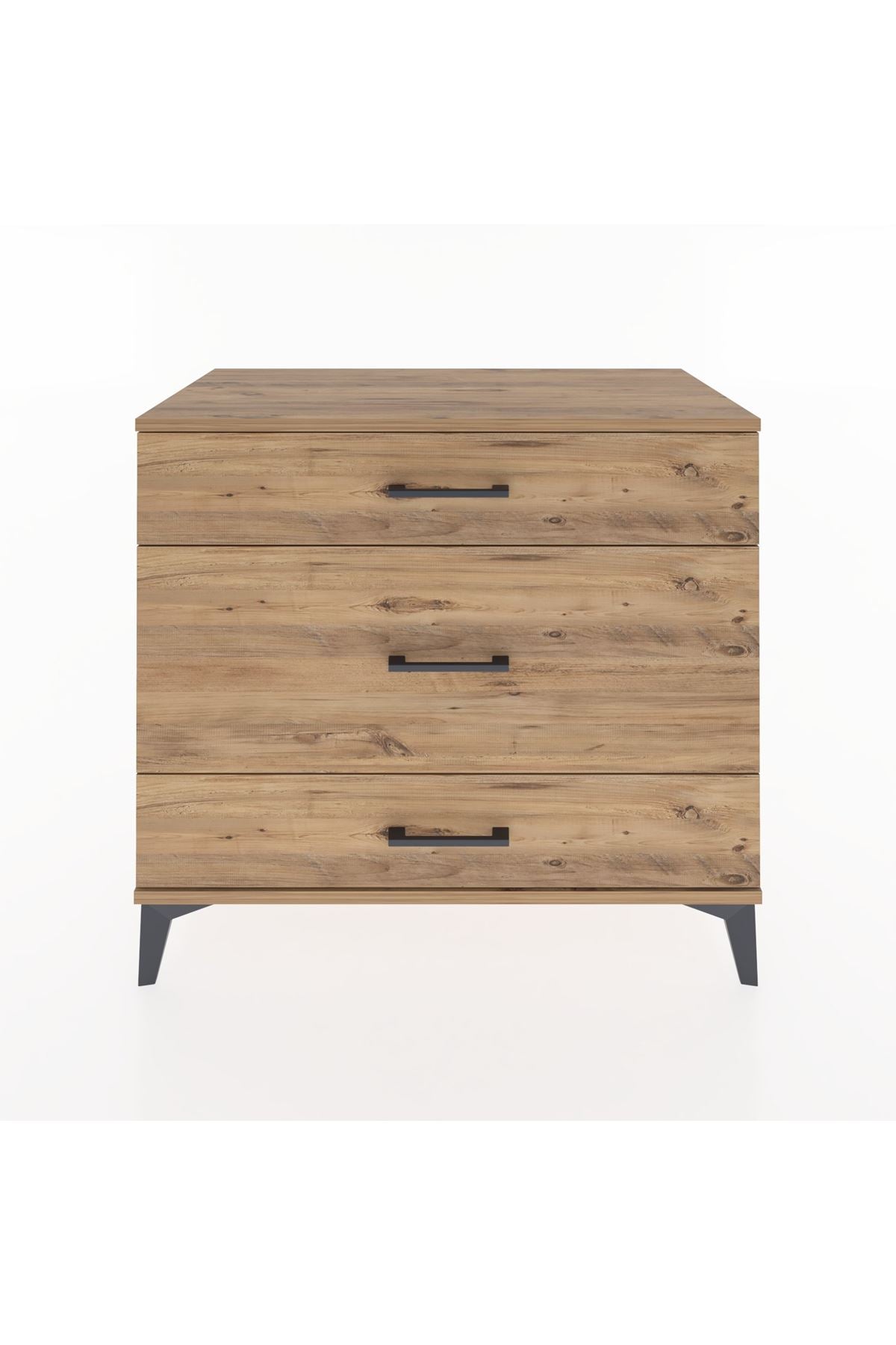 Hyperion Şifonyer 3 Çekmeceli 88x44x80 Çam-Çam