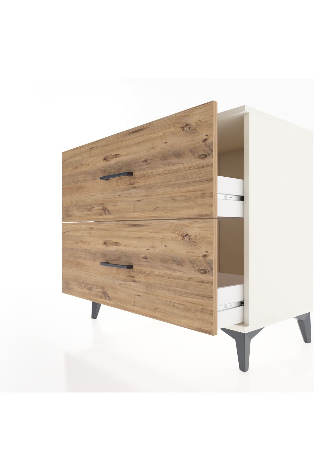 Hyperion Şifonyer 2 Çekmeceli 88x44x80 Aytaşı-Çam