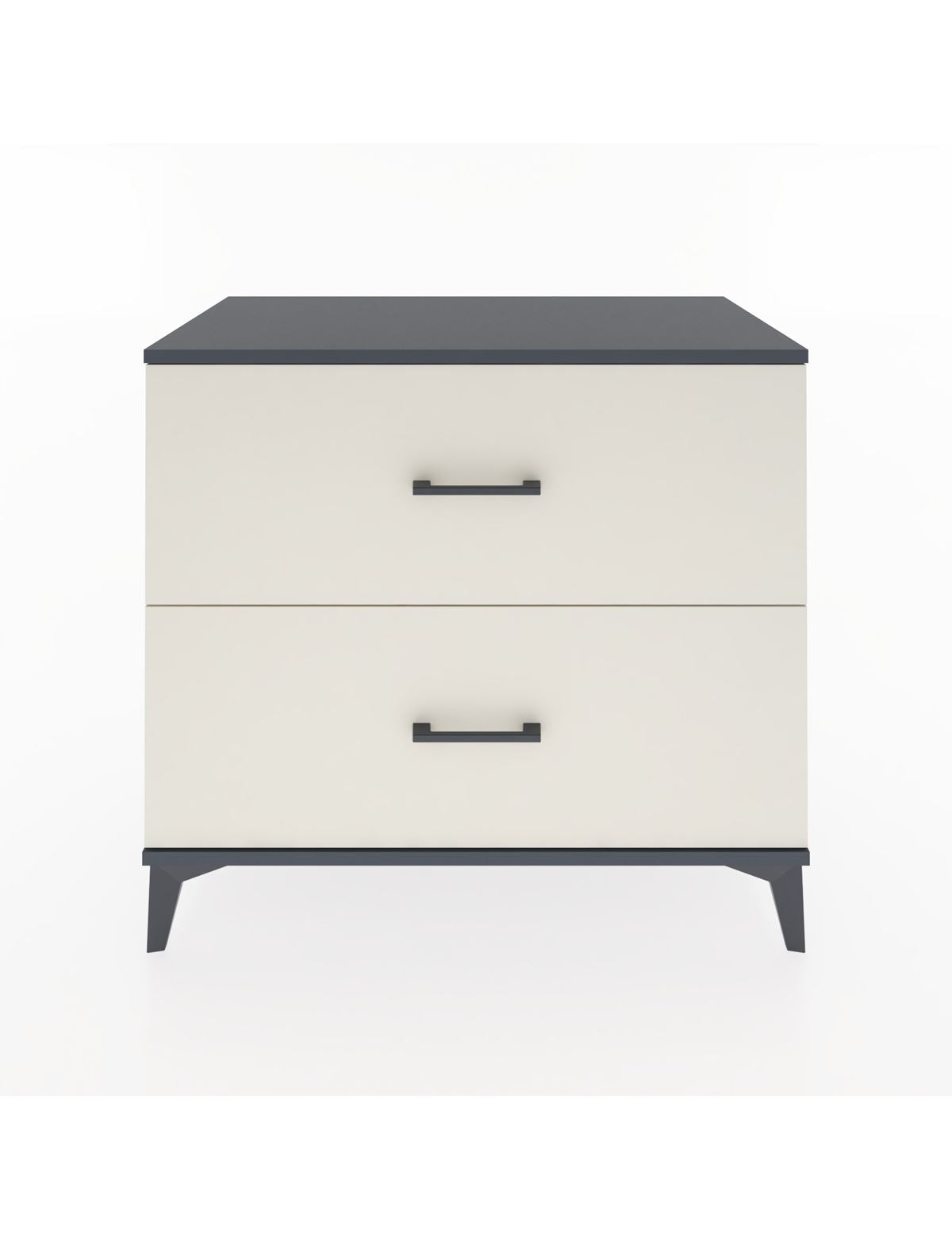 Hyperion Şifonyer 2 Çekmeceli 88x44x80 Antrasit-Aytaşı