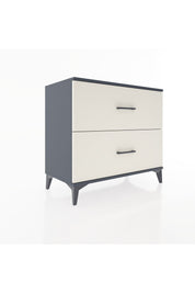 Hyperion Şifonyer 2 Çekmeceli 88x44x80 Antrasit-Aytaşı