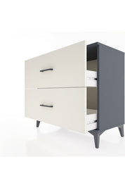 Hyperion Şifonyer 2 Çekmeceli 88x44x80 Antrasit-Aytaşı