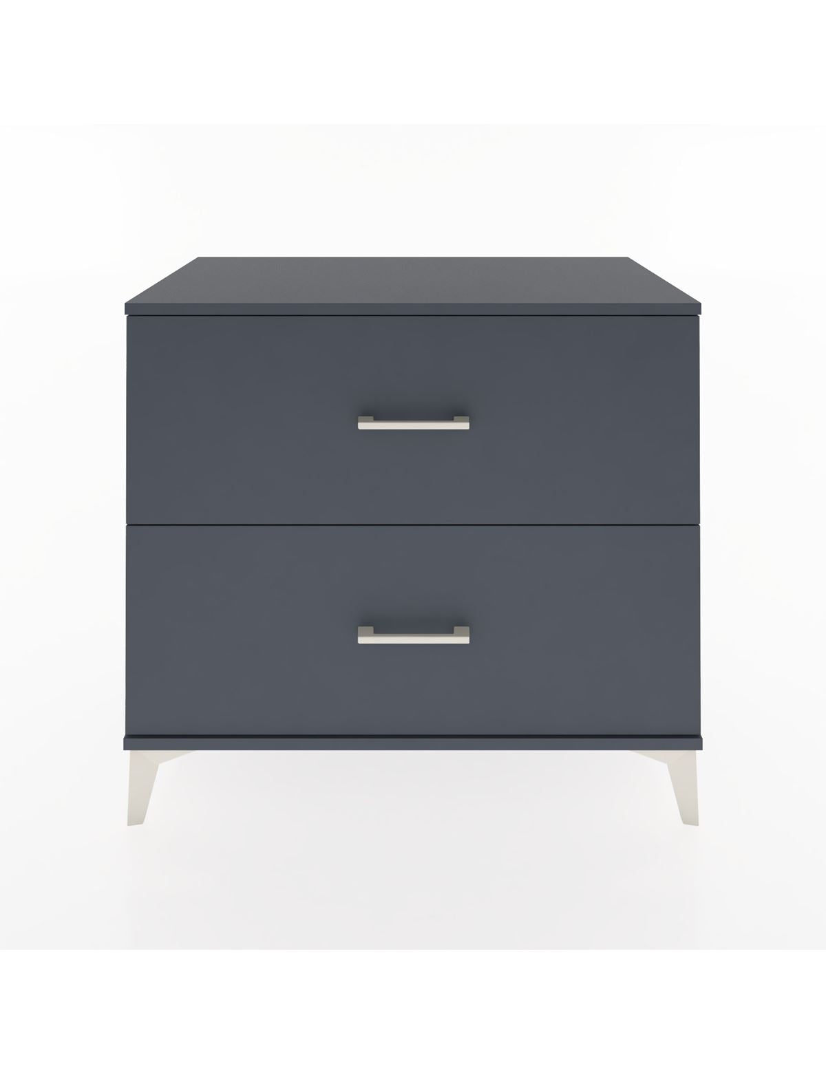 Hyperion Şifonyer 2 Çekmeceli 88x44x80 Antrasit-Antrasit