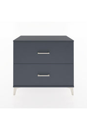 Hyperion Şifonyer 2 Çekmeceli 88x44x80 Antrasit-Antrasit