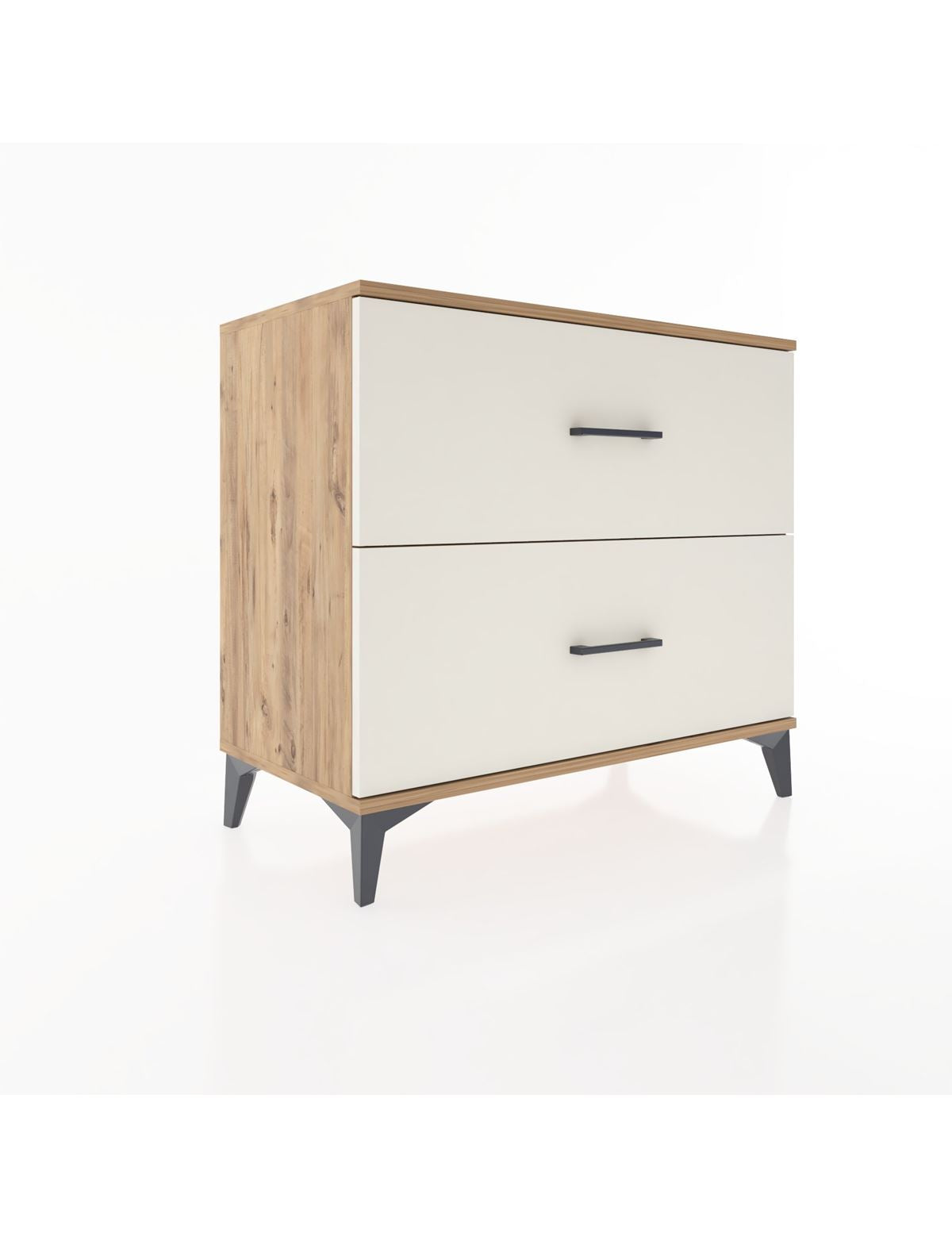 Hyperion Şifonyer 2 Çekmeceli 88x44x80 Çam-Aytaşı