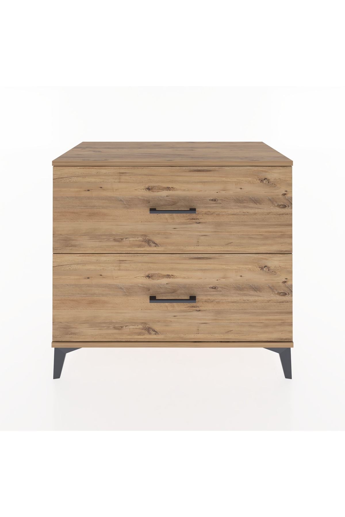 Hyperion Şifonyer 2 Çekmeceli 88x44x80 Çam-Çam