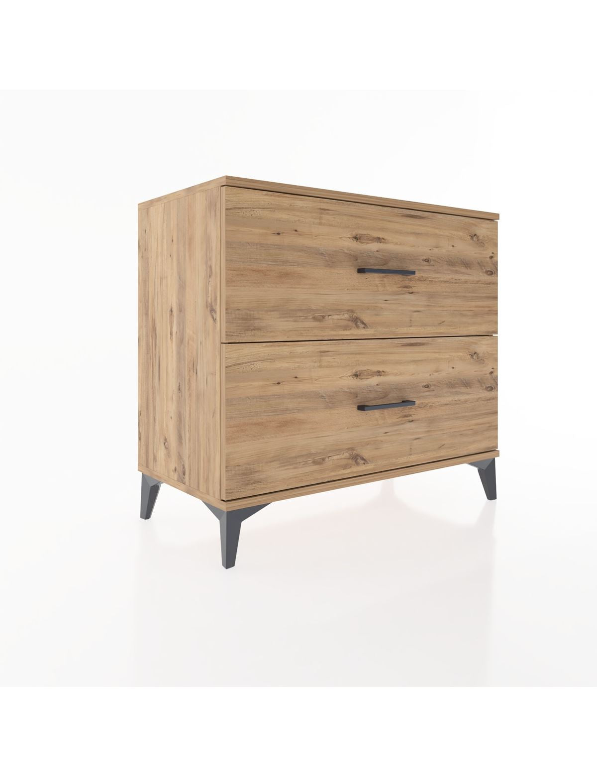 Hyperion Şifonyer 2 Çekmeceli 88x44x80 Çam-Çam