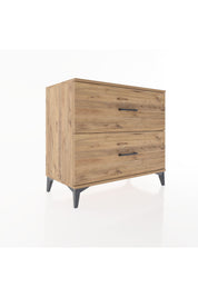 Hyperion Şifonyer 2 Çekmeceli 88x44x80 Çam-Çam