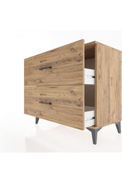 Hyperion Şifonyer 2 Çekmeceli 88x44x80 Çam-Çam