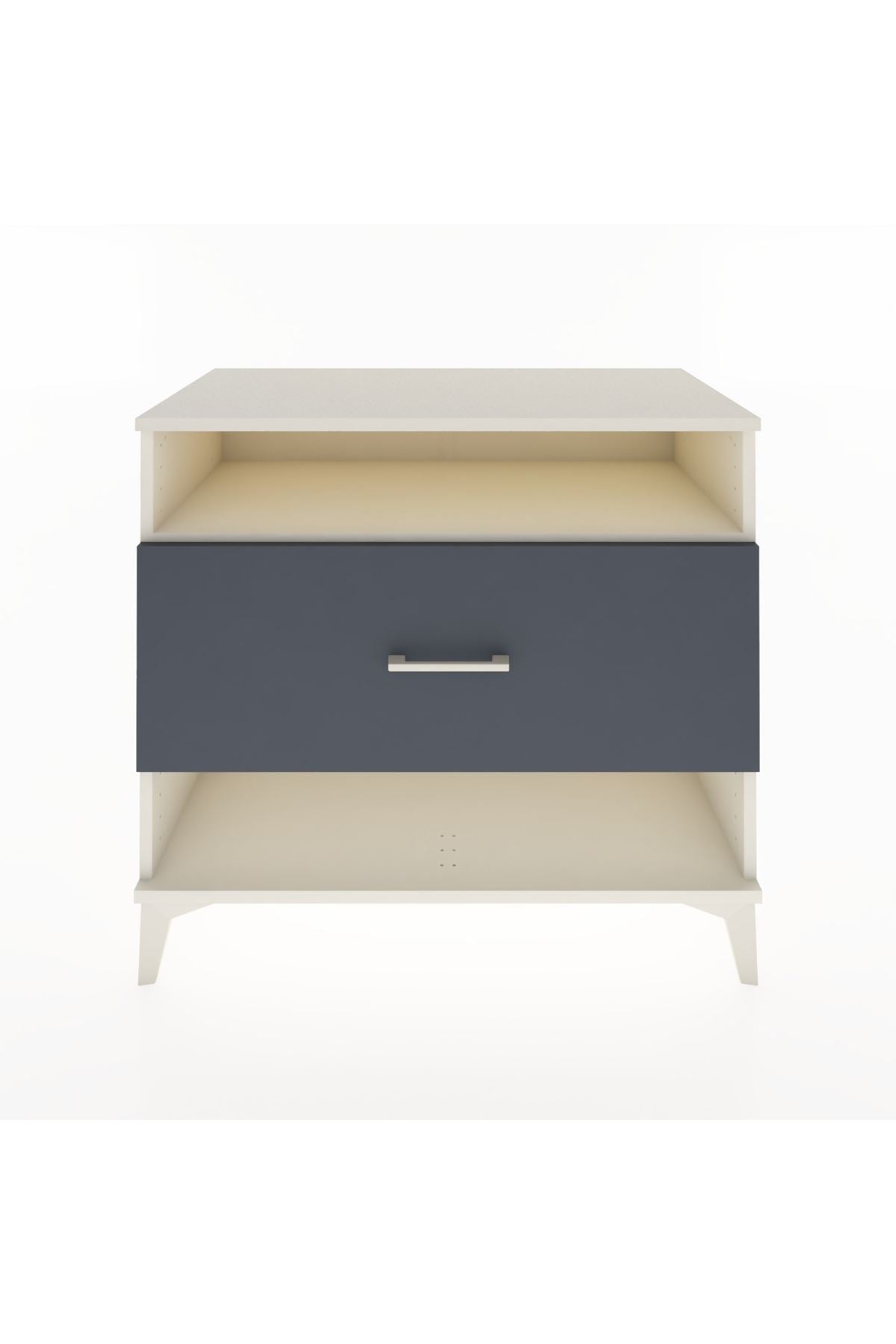 Hyperion Şifonyer Tek Raflı Tek Çekmeceli 88x44x80 Aytaşı-Antrasit