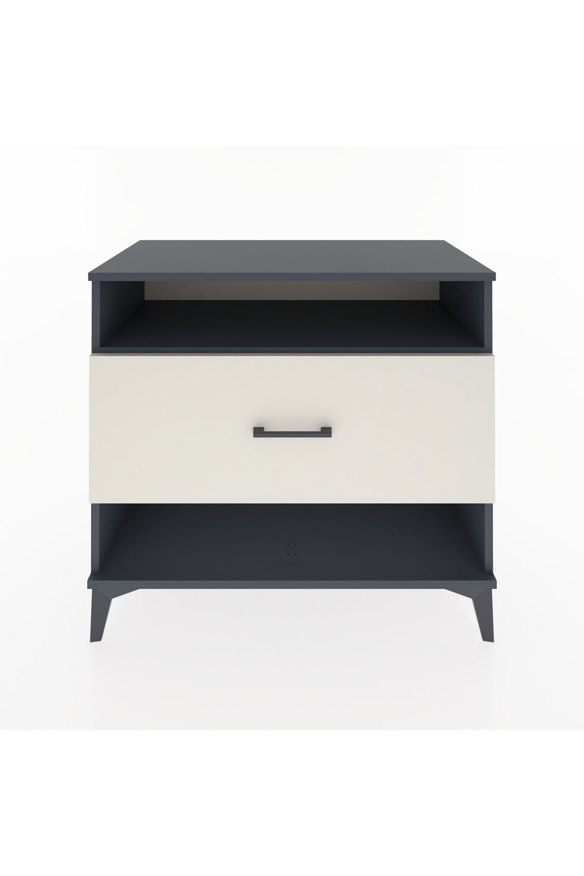 Hyperion Şifonyer Tek Raflı Tek Çekmeceli 88x44x80 Antrasit-Aytaşı