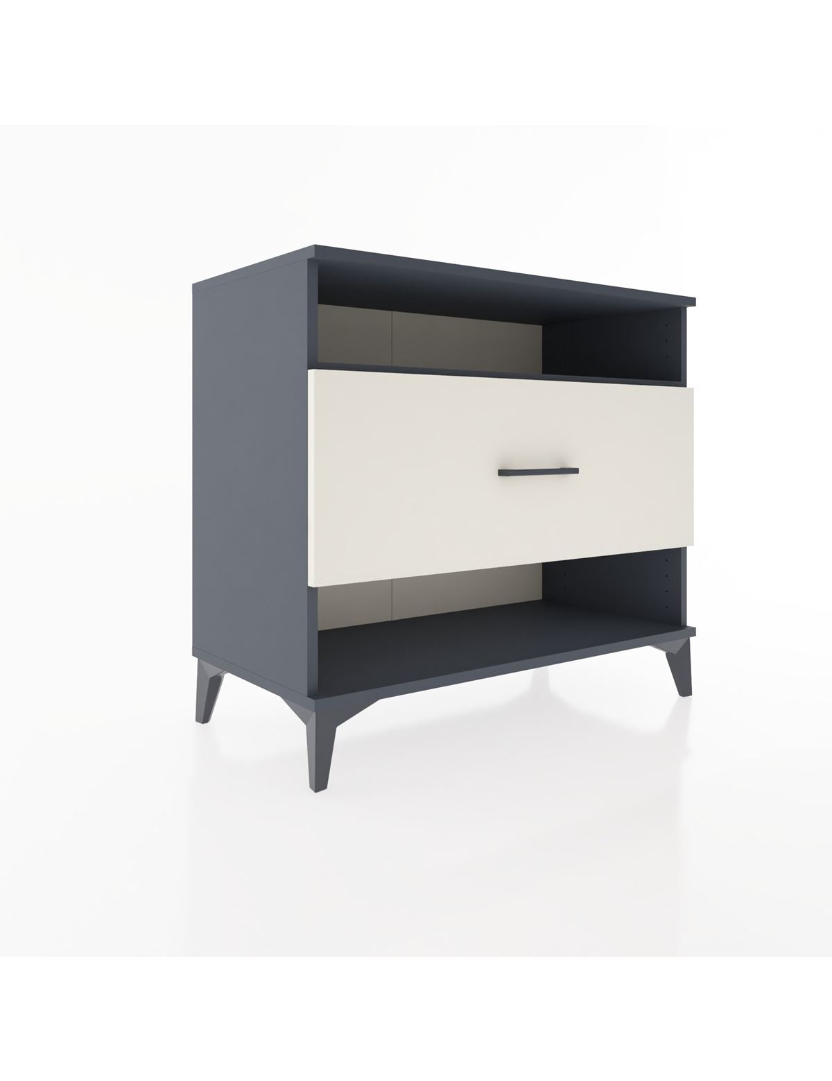 Hyperion Şifonyer Tek Raflı Tek Çekmeceli 88x44x80 Antrasit-Aytaşı