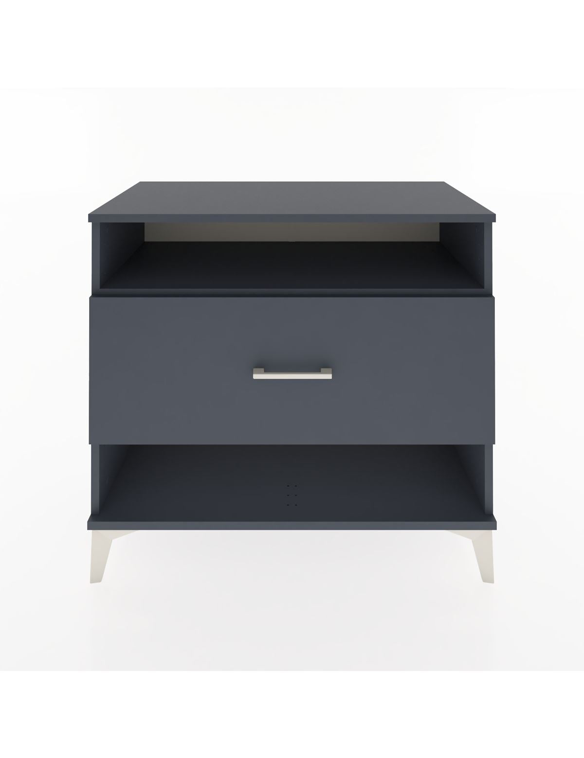 Hyperion Şifonyer Tek Raflı Tek Çekmeceli 88x44x80 Antrasit-Antrasit