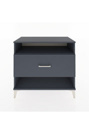 Hyperion Şifonyer Tek Raflı Tek Çekmeceli 88x44x80 Antrasit-Antrasit