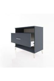 Hyperion Şifonyer Tek Raflı Tek Çekmeceli 88x44x80 Antrasit-Antrasit