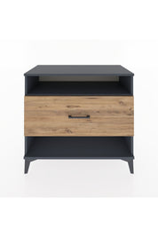 Hyperion Şifonyer Tek Raflı Tek Çekmeceli 88x44x80 Antrasit-Çam