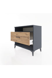 Hyperion Şifonyer Tek Raflı Tek Çekmeceli 88x44x80 Antrasit-Çam