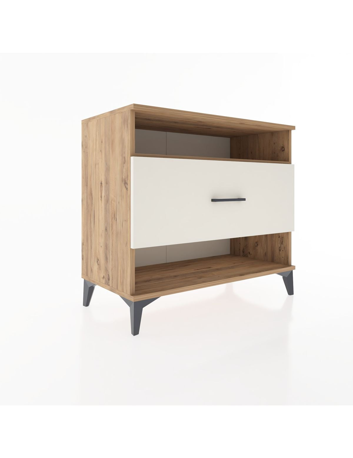 Hyperion Şifonyer Tek Raflı Tek Çekmeceli 88x44x80 Çam-Aytaşı