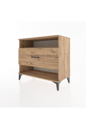 Hyperion Şifonyer Tek Raflı Tek Çekmeceli 88x44x80 Çam-Çam