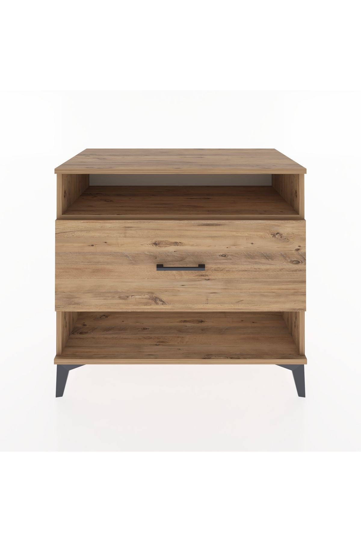 Hyperion Şifonyer Tek Raflı Tek Çekmeceli 88x44x80 Çam-Çam