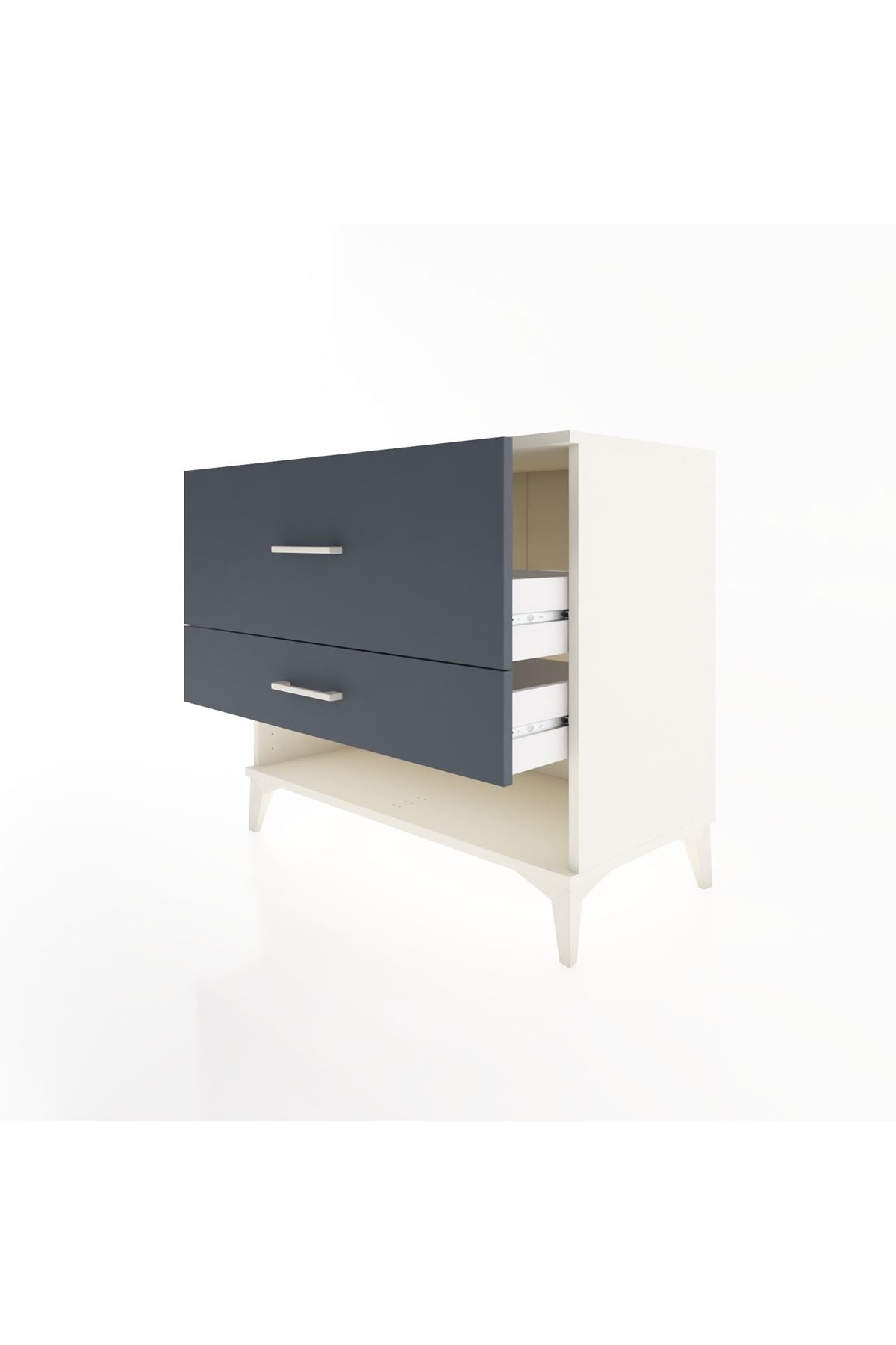 Hyperion Şifonyer 2 Çekmeceli 88x44x80 Aytaşı-Antrasit