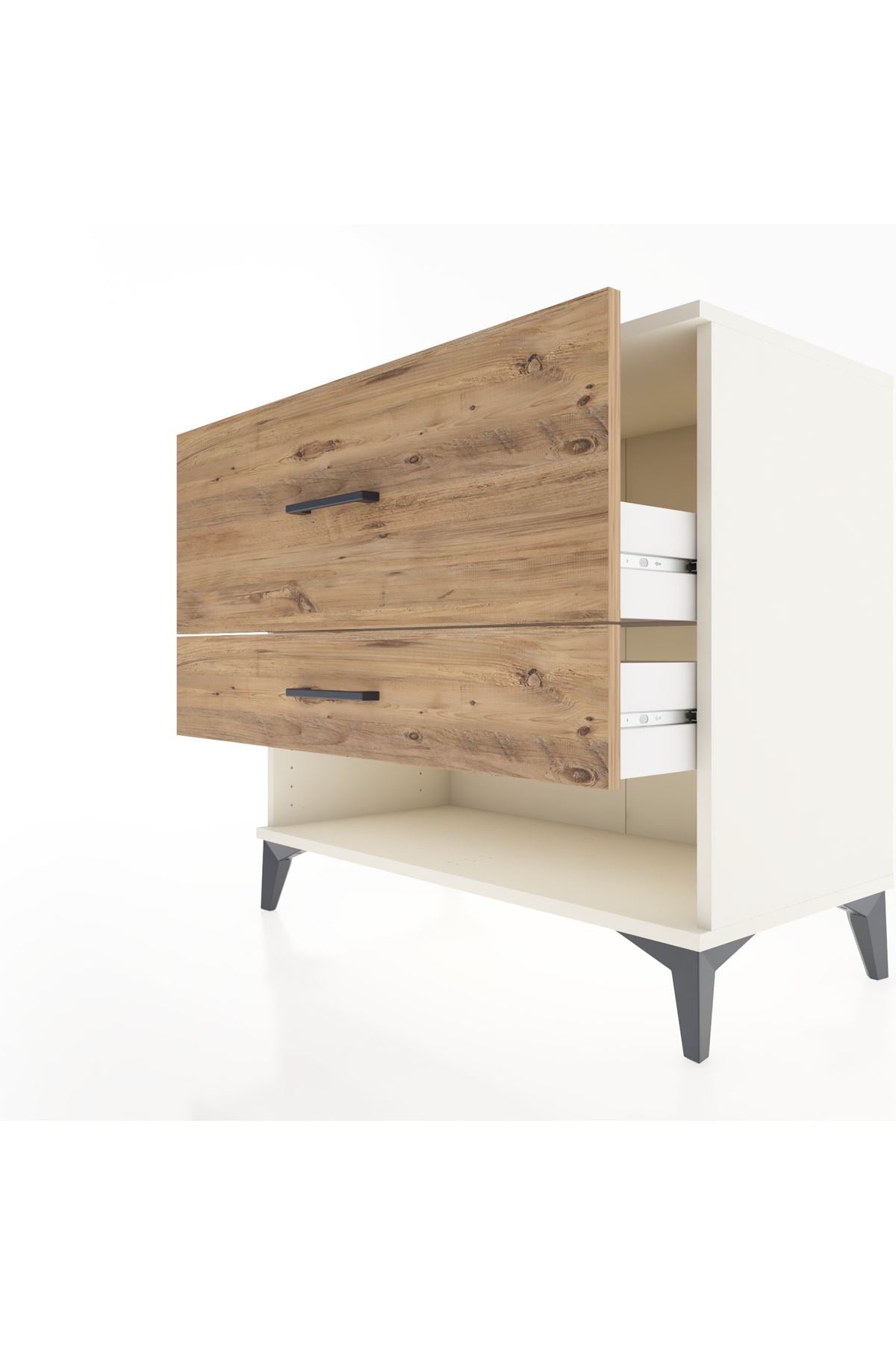 Hyperion Şifonyer 2 Çekmeceli 88x44x80 Aytaşı-Çam