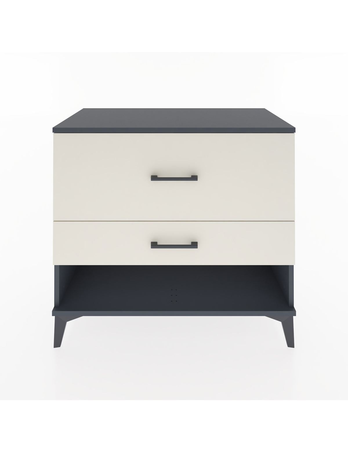 Hyperion Şifonyer 2 Çekmeceli 88x44x80 Antrasit-Aytaşı