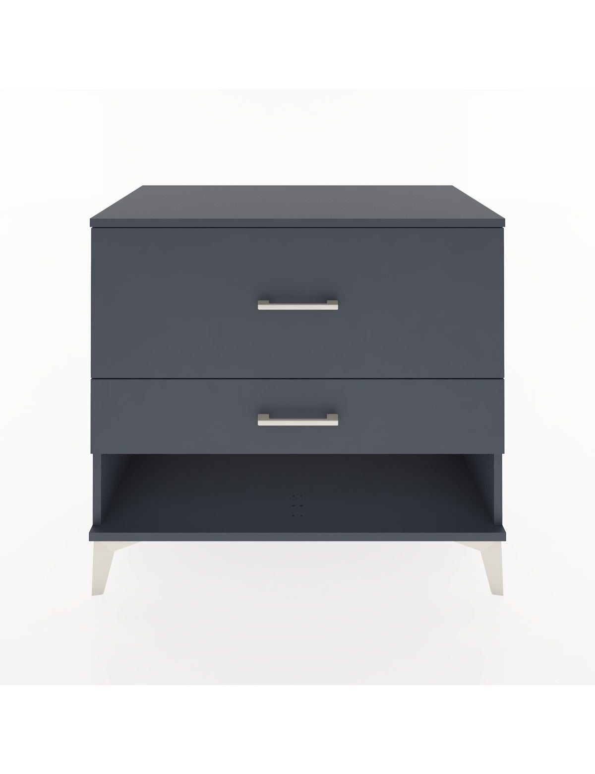 Hyperion Şifonyer 2 Çekmeceli 88x44x80 Antrasit-Antrasit