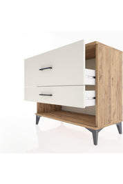 Hyperion Şifonyer 2 Çekmeceli 88x44x80 Çam-Aytaşı