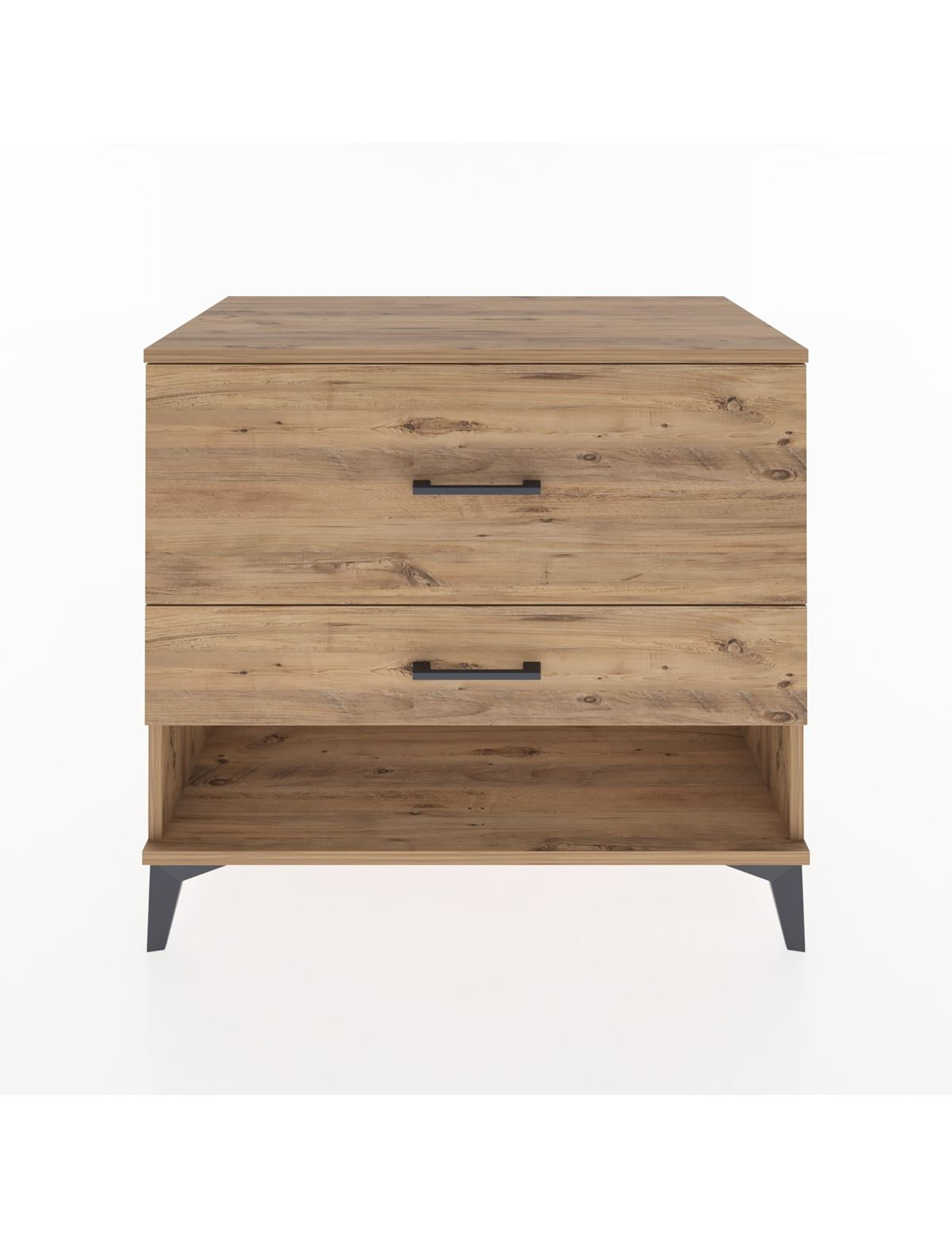 Hyperion Şifonyer 2 Çekmeceli 88x44x80 Çam-Çam